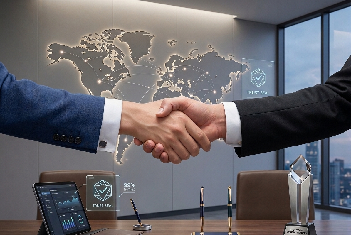 our clients handshake